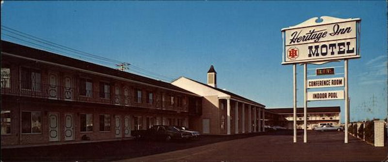 JZ Motel & Suites (Heritage Inn Motel) - Vintage Postcard
